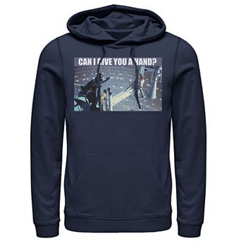 Men's Star Wars Darth Vader Luke Skywalker Can I Give You A Hand Hoodie