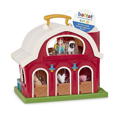 Battat Big Red Barn Pretend Playset