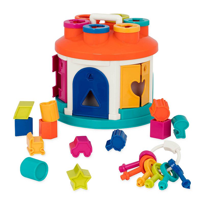 Battat Shape Sorter House Playset, Multicolor