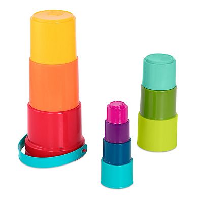 Battat Sort and Stack Cups Stacking and Building Playset