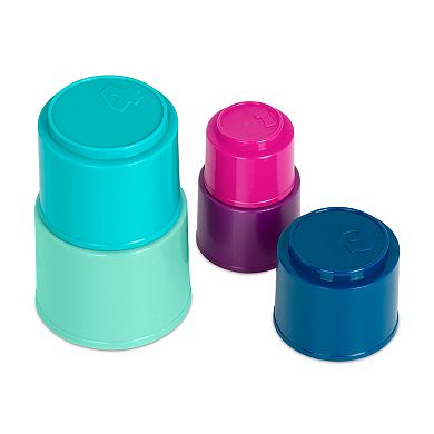 Battat Sort and Stack Cups Stacking and Building Playset