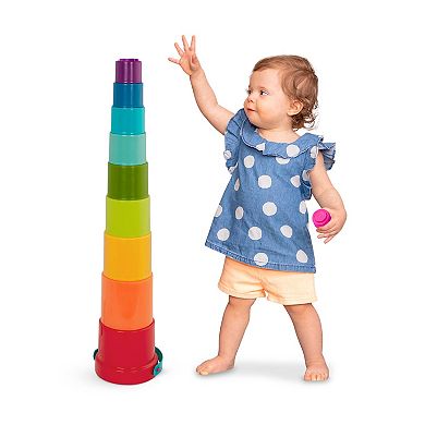 Battat Sort and Stack Cups Stacking and Building Playset
