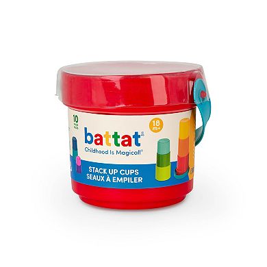 Battat Sort and Stack Cups Stacking and Building Playset