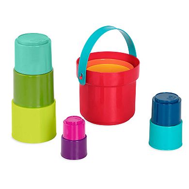Battat Sort and Stack Cups Stacking and Building Playset
