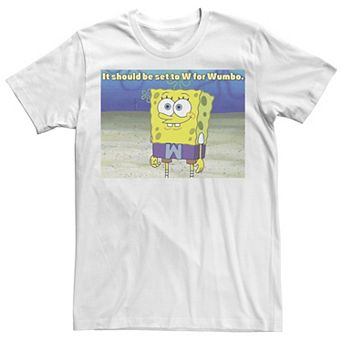 Men's SpongeBob SquarePants SpongeBob W for Wumbo Clip Tee
