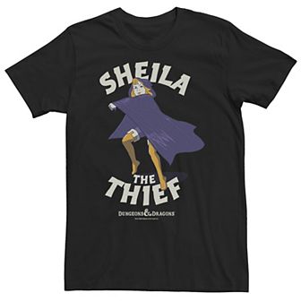 Big & Tall Dungeons & Dragons Sheila The Thief Tee