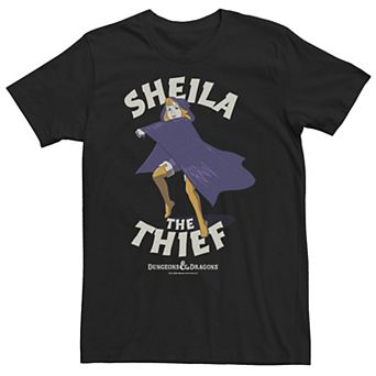 Big & Tall Dungeons & Dragons Sheila The Thief Tee