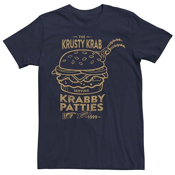 Men's Spongebob Squarepants Krusty Krab Krabby Patties Ad Tee