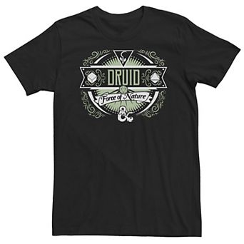 Big & Tall Dungeons & Dragons Druid Force Of Nature Tee
