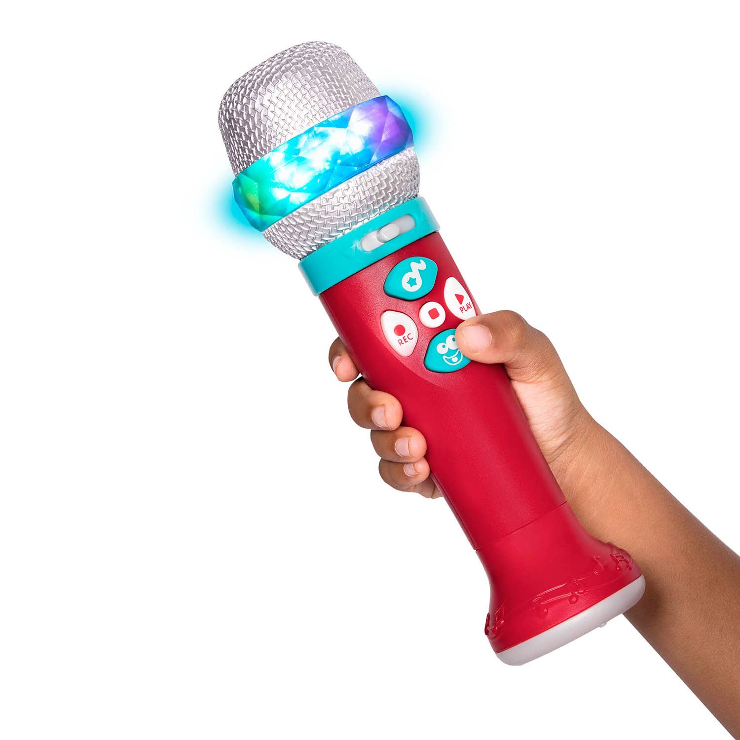 Little Pretender Kids Karaoke Machine with 2 Microphones and Adjustable  Stand, Music Sing Along with Flashing Stage Lights and Pedals for Fun  Musical
