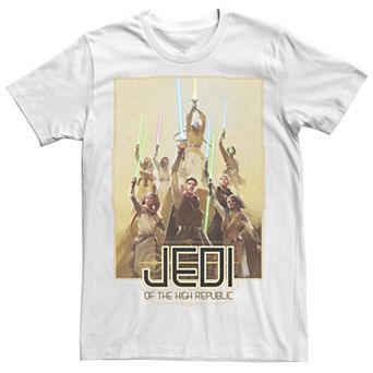Men's Star Wars Jedi Of The High Republic Group Poster Tee