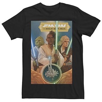 Men's Star Wars Hero Cover Poster Tee