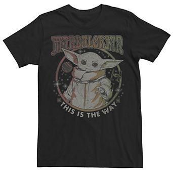 Men's Star Wars: The Mandalorian Grogu This Is The Way Bloom Tee