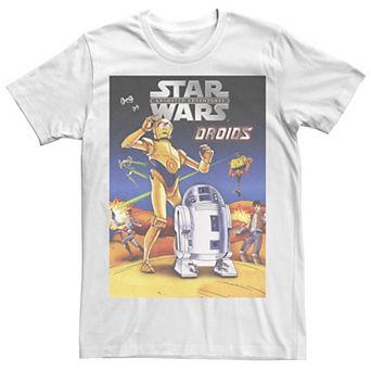 Men's Star Wars Animated Droids Vintage Group Shot Tee
