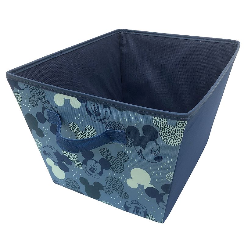 Disneys Mickey Mouse or Minnie Mouse Tote Bin By The Big One , Dark Blue