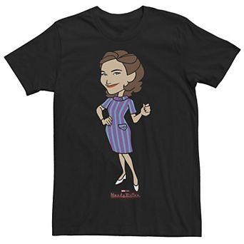 Men's Marvel WandaVision Agatha Harkness Simple Retro Portrait Tee