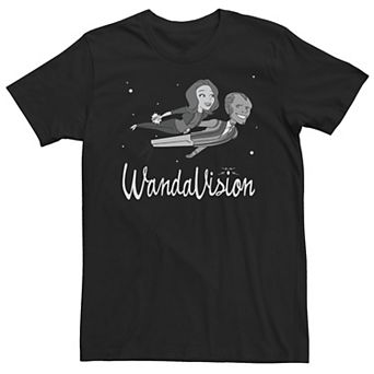 Men's Marvel Wandavision Flying Stars Logo Tee