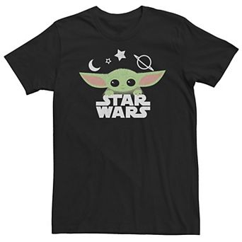 Big & Tall Star Wars The Mandalorian Star Child Portrait Tee