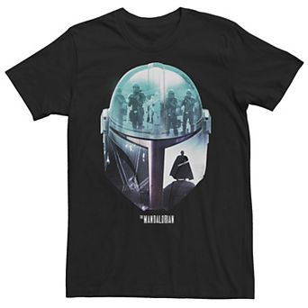 Big & Tall Star Wars The Mandalorian Moff Gideon Helmet Fill Tee
