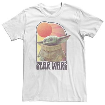 Big & Tall Star Wars The Mandalorian The Child Vintage Logo Tee