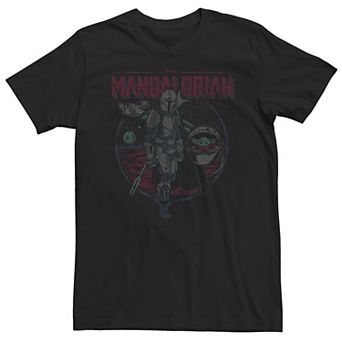 Big & Tall Star Wars The Mandalorian Logo Poster Tee