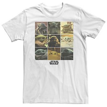 Big & Tall Star Wars The Mandalorian The Child Box Up Grid Tee