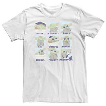 Big & Tall Star Wars The Mandalorian The Child Emotions Tee