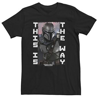 Big & Tall Star Wars The Mandalorian "This Is The Way" Poster Tee