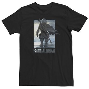 Big & Tall Star Wars Mando Walking Poster Tee