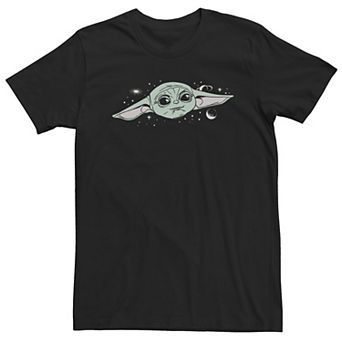 Big & Tall Star Wars The Mandalorian The Child Starry Big Face Tee