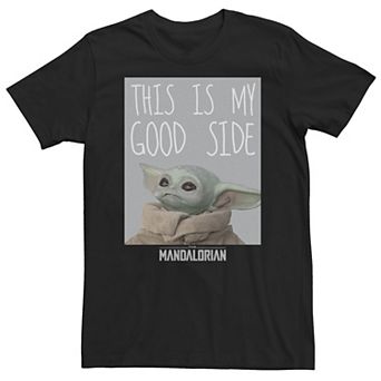 Big & Tall Star Wars The Mandalorian The Child This Is My Good Side Tee