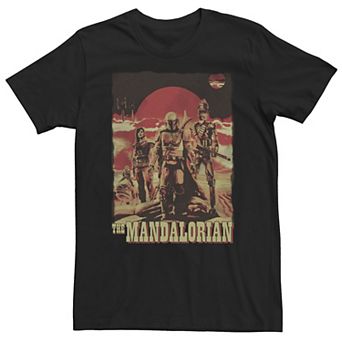 Big & Tall Star Wars The Mandalorian Space Cowboy & Friends Tee