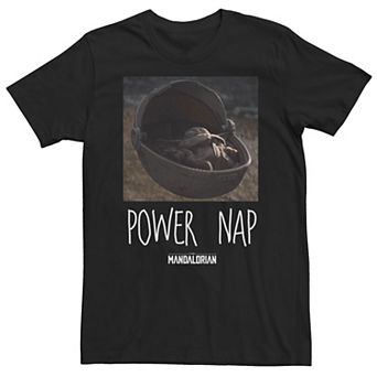 Big & Tall Star Wars The Mandalorian The Child Power Nap Tee