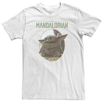 Big & Tall Star Wars The Mandalorian The Child Circle Portrait Tee