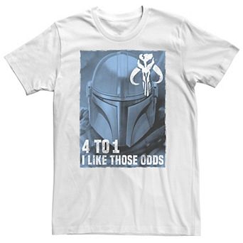 Big & Tall Star Wars The Mandalorian I Like Those Odds Tee