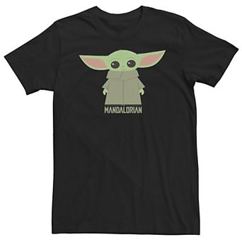 Big & Tall Star Wars The Mandalorian The Child Stance Portrait Tee