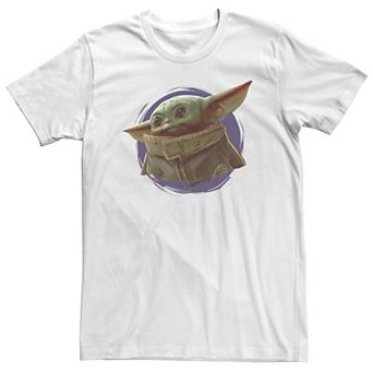 Big & Tall Star Wars The Mandalorian The Child Purple Smoke Tee