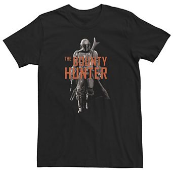 Big & Tall Star Wars The Mandalorian Large Bounty Hunter Text Tee
