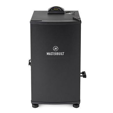 Masterbuilt Outdoor Barbecue 30" Digital Electric BBQ Meat Smoker Grill, Black