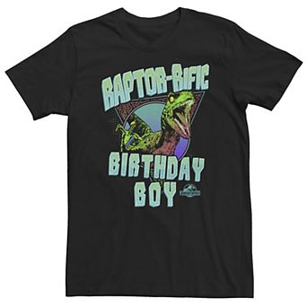 Big & Tall Jurassic World Raptor-rific Birthday Boy Tee