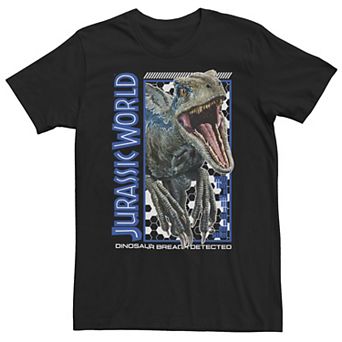 Big & Tall Jurassic World Two Blue Dino Breach Tee