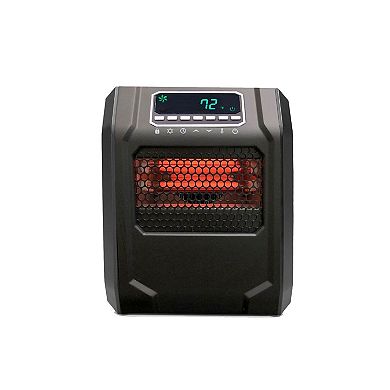 Lifesmart 4 Element 1500W Portable Electric Infrared Quartz Space Heater, Indoor