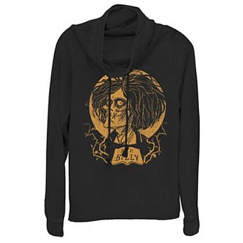 Disney's Hocus Pocus Juniors' RIP Billy Cowlneck Graphic Lightweight Long Sleeve