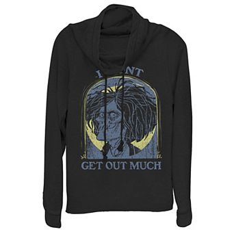 Disney's Hocus Pocus Juniors' Billy "I Don't Get Out Much" Cowlneck Graphic Lightweight Long Sleeve