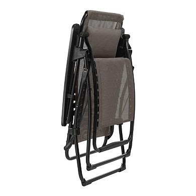 Lafuma LFM3118-8717 Futura Batyline Series Relaxation Chair Recliner, Graphite