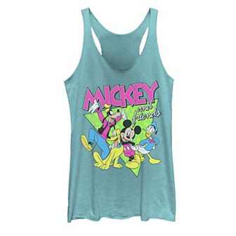 Disney's Mickey Mouse Juniors' 90's Friends Tank Top