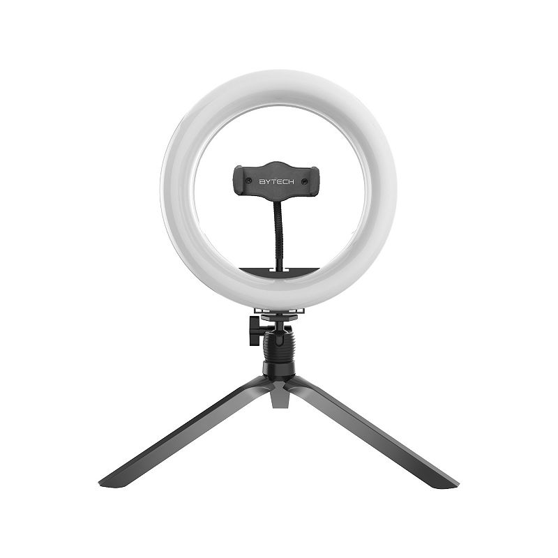 Bytech RGB Selfie Ring Light with Tripod, Black