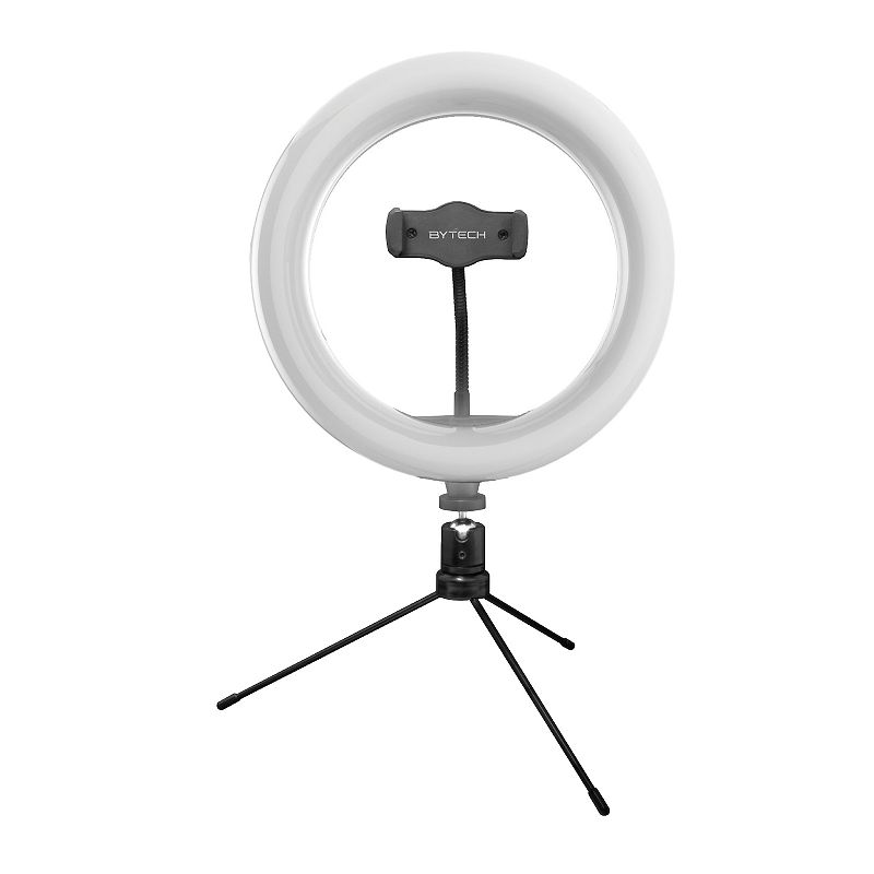 Bytech Selfie Ring Light with Tripod (Small), Black