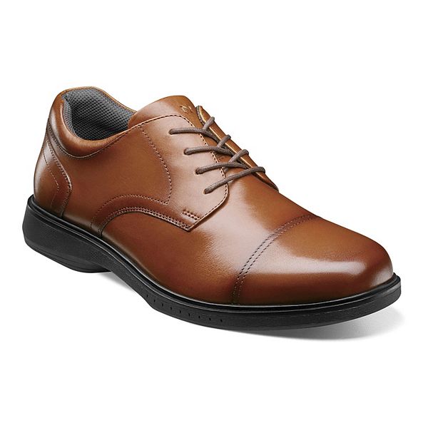 Nunn Bush&reg; Kore Pro Men's Oxford Dress Shoes - Cognac (7)