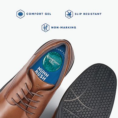 Nunn Bush Kore Pro Men's Leather Slip-On Shoes